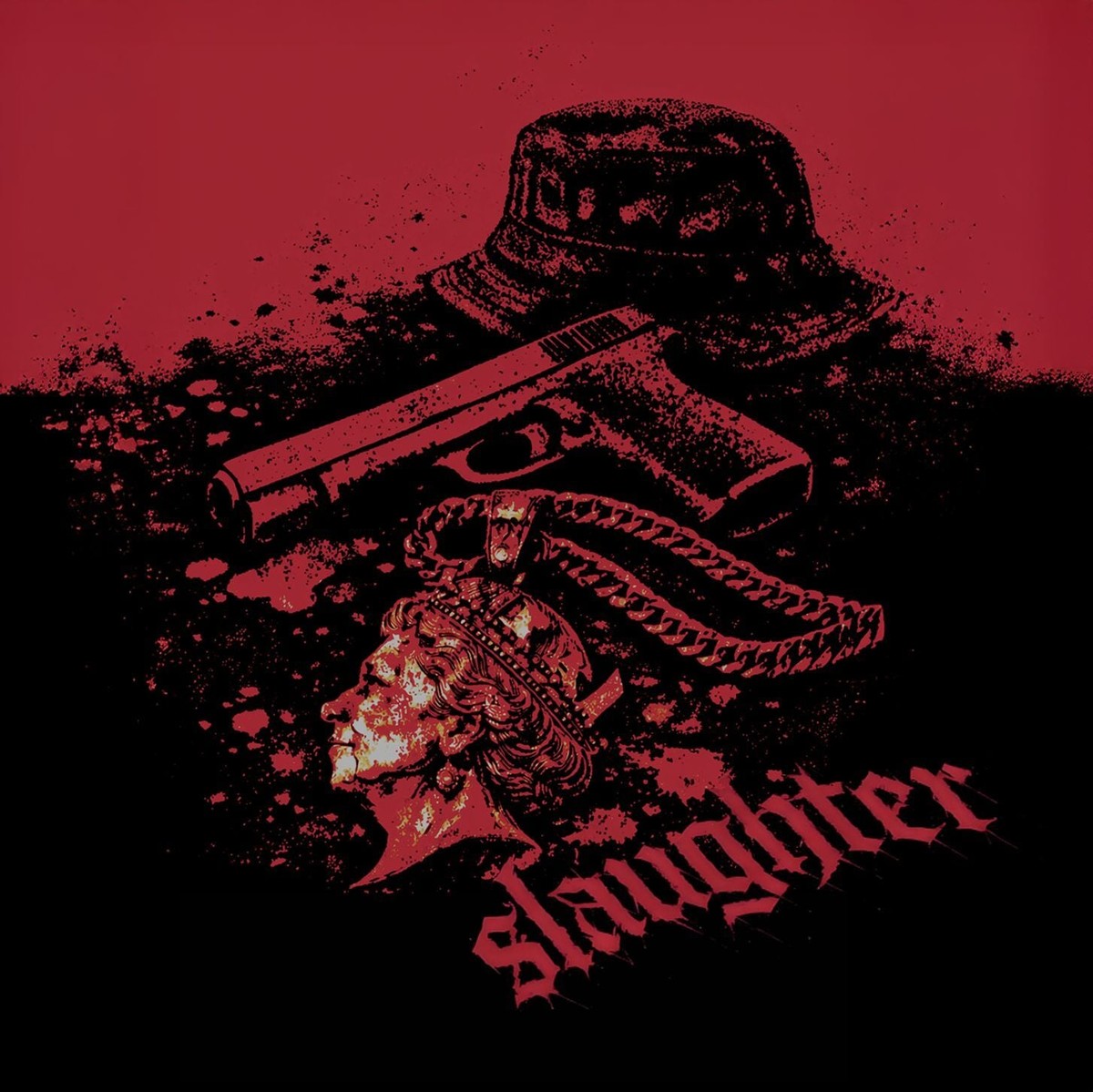 Official single artwork for Slaughter by Central Cee featuring J Hus